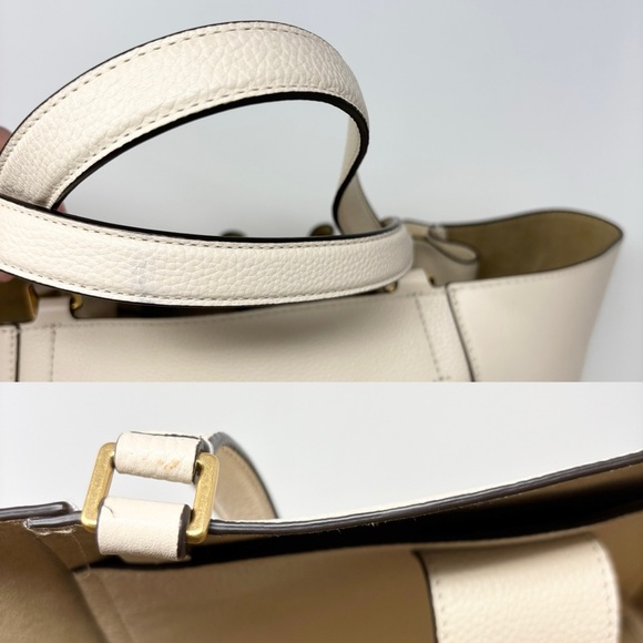 Tory Burch Oversized McGraw Dragonfly Bag in Brie Leather - Picture 14 of 16